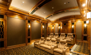 Elliston Systems Van Cave Theater Sideview from Front